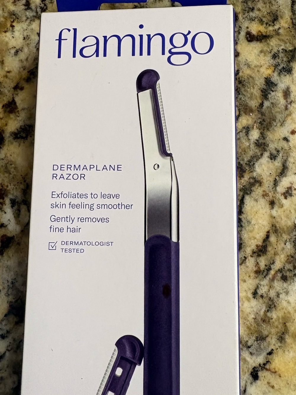 Flamingo Purple Dermaplane Razor – Gentle Exfoliation & Hair Removal